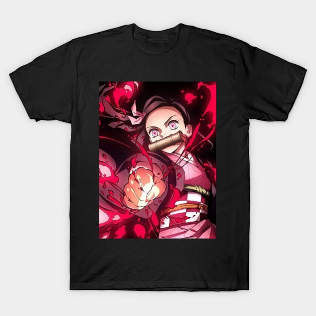 NEZUKO KAMADO MERCH VTG T-Shirt by funnymushroomz